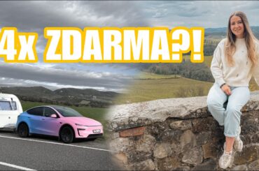 #48 Zdarma nocování a elektřina v Itálii 🇮🇹 4 krásná a bezpečná místa pro obytňáky #vanlife  #tesla