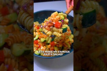 If your pasta salad don’t look like this… don’t bring it 😌 #PastaSaladRecipe #CookoutFood #EssySides