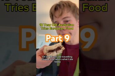 18 Year Old Traveller Tries Food In Italy