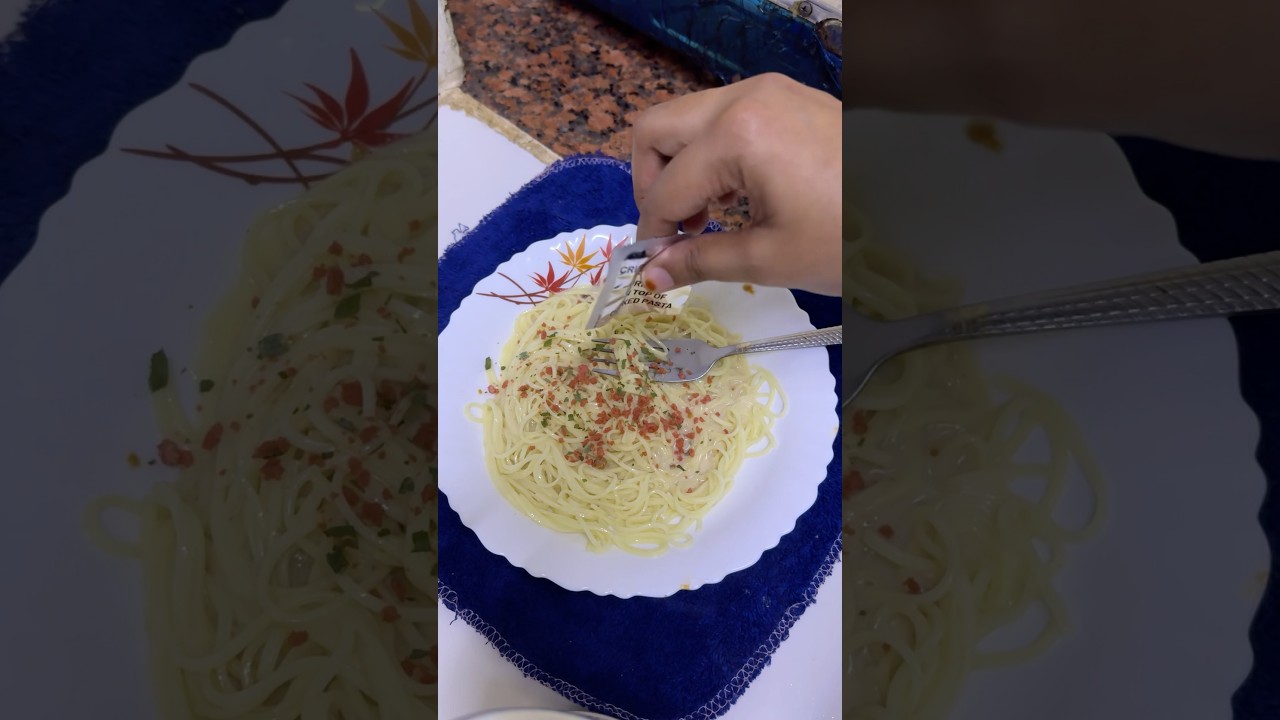 Instant alfredo spaghetti π |#shorts #food #cooking #speghetti Instant alfredo spaghetti π |#shorts #food #cooking #speghetti