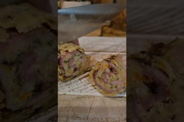 Italian style vegetable scarpaccia roll#zucchinirecipes#italianrecipes #vegetableroll