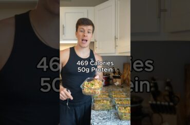 Teriyaki Honey Garlic Chicken Pasta High Protein Meal Prep Recipe #shorts