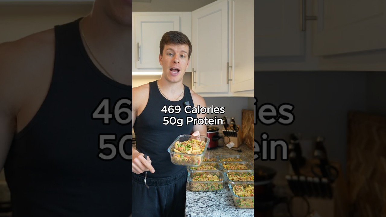 Teriyaki Honey Garlic Chicken Pasta High Protein Meal Prep Recipe #shorts Teriyaki Honey Garlic Chicken Pasta High Protein Meal Prep Recipe #shorts