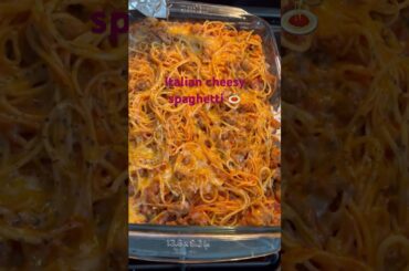 Italian cheesy spaghetti! #spaghetti #italy #italian #food #wine #trending #meatballs #italianfood