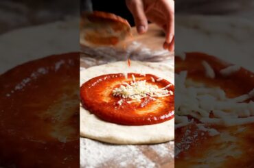 THIS pepperoni pizza recipe is SO EASY #shorts #recipe