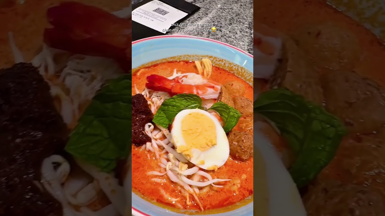 Planned Italy… but ended up eating Laksa 🥴 #malaysia #shorts Planned Italy… but ended up eating Laksa 🥴 #malaysia #shorts