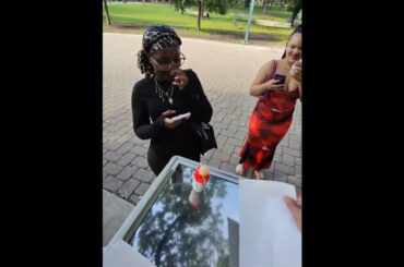 Beautiful Day in Da Park 🍧 Selling Italian Ice | NYC Street Vibes