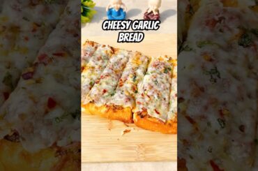 Cheesy Garlic Bread #shorts #cheese #garlicbread #garlic #cheesy