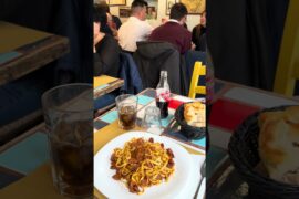 Octopus pasta in Italy