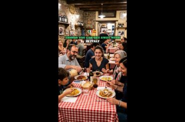 Things You Can Get Away With in Italy/Spain