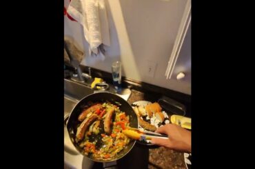 Sausage & Peppers 🍝 Straight from the Coney Island Boardwalk | Italian Cooking