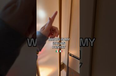 What’s in an Italian pantry?? #italy #food #short #shorts