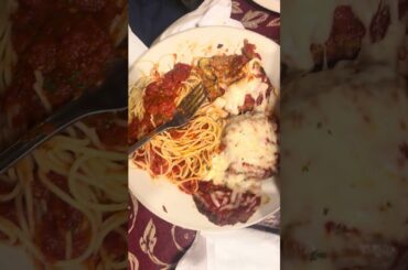 Eggplant Parmesan at Julian’s Little Italy- an  Italian Restaurant, Downtown Dunedin,Florida,USA