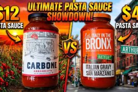$12 Carbone® Pasta Sauce VS $4 Little Italy In The Bronx® Italian Gravy! 🍝🍅 | theendorsement