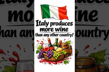 Italy produces more wine 🇮🇹 #italy #wine #world