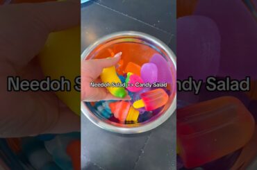 NEEDOH SALAD?! 🤭😍 #trending #needoh #fidget #viral #satisfying #oddlysatisfying #tiktok #shorts