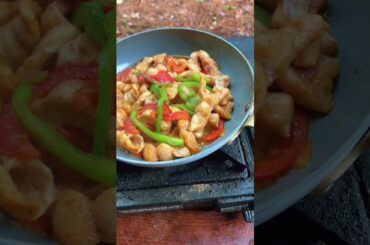 Cookin fish pizza #fishing #cooking #outdoors