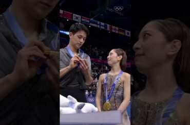 The most memorable pair skating's lift! ✨🫶 #FigureSkating #MilanoCortina2026 #Olympics