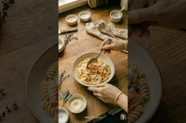 White Sauce Pasta #cooking #food #italianfood #italy #mozzarella #pasta #pastarecipe #chef #cheese