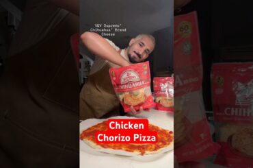 Chicken Chorizo Pizza #recipe