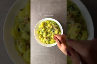 So that’s how I make Gnocchi #gnocchi #pesto #pasta #cooking