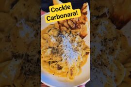 Cooking with tinned fish. Cockle Carbonara