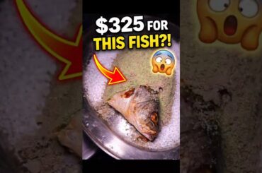 This Fish Costs $300… And It’s Covered in Salt 😳🐟#streetfood #americafood #seafood #foodshorts