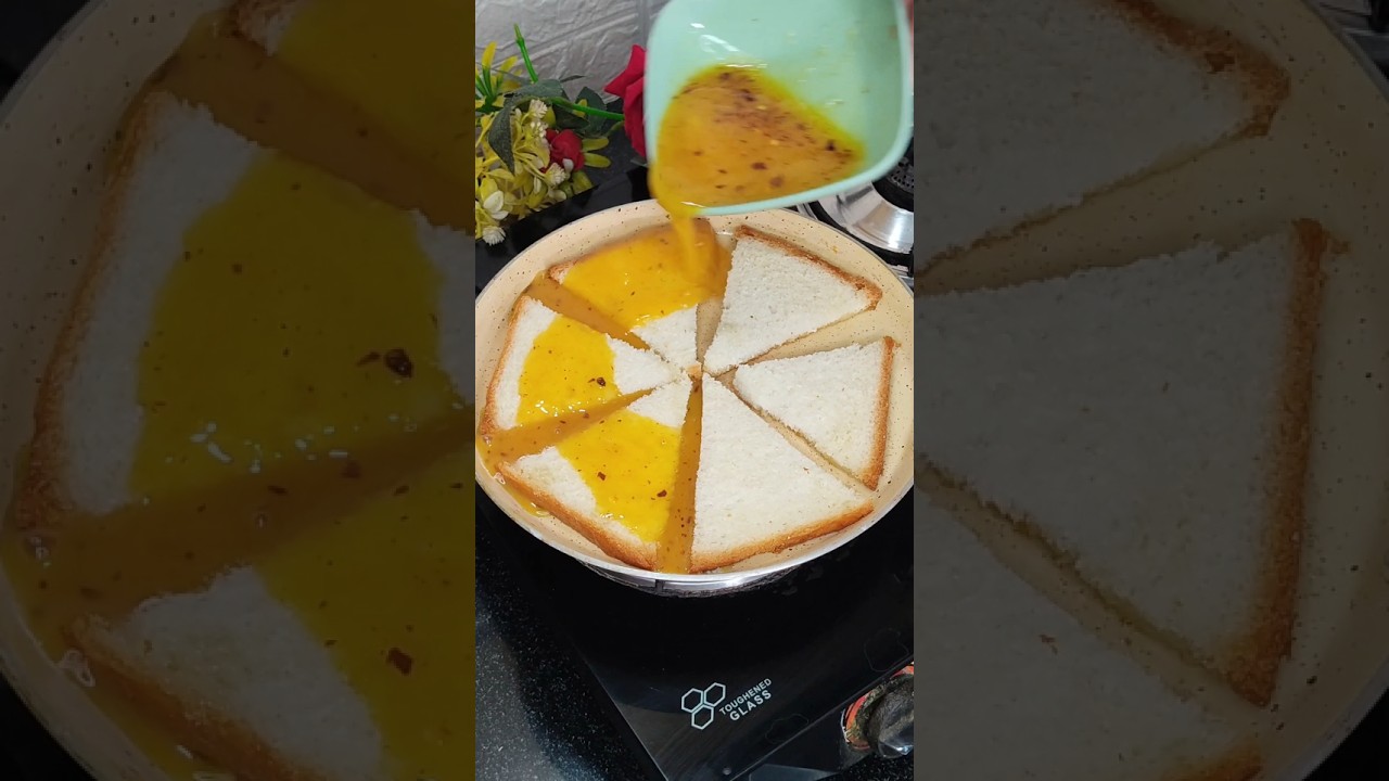 Easy Bread Pan Pizza|Viral Recipe!! Try this out…#shorts Easy Bread Pan Pizza|Viral Recipe!! Try this out...#shorts