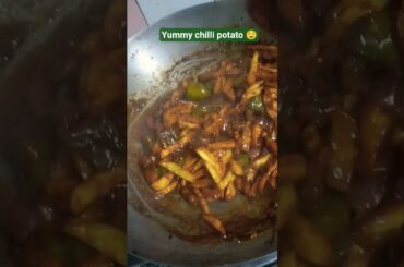 chilli potato #recipe #italian #trending #ytshorts #shorts #cooking