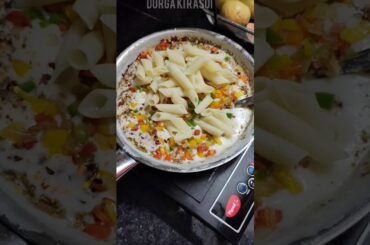 White Sauce Pasta recipe|Pasta Recipe|#durga_ki_rasoi #recipe #white #pasta  #whitesaucepasta