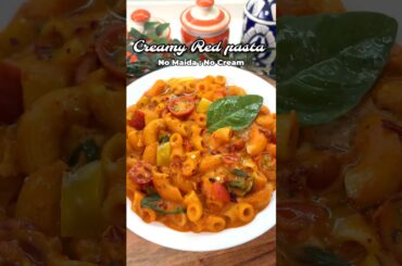 Creamy Tomato Pasta No Cream Added 🍝 #recipe #healthyfood