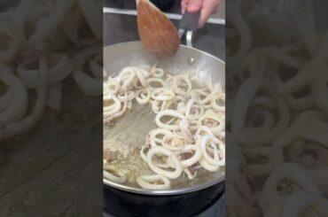 Mint, Pea & Squid Risotto 🌿🦑 A Fresh Italian Spring Dish!