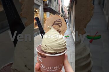 WE MADE IT TO THE BIG LEAGUES 🫡🇮🇹 #venice #italy #food #gelato #travel