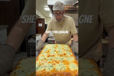 Sheet Pan Lasagne #oldscoolkevmo #lasagne