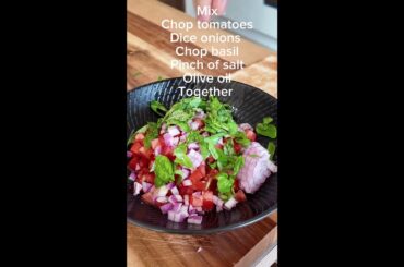 #italian food#homemade #melbourne #jalandhar #mumbai #bruschetta recipe