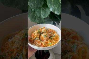 Spaghetti and Meatballs from Scratch ￼🍝