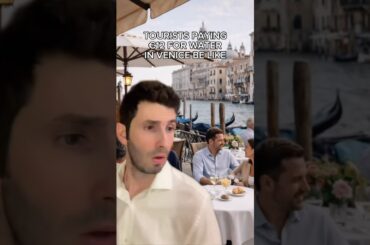 ✨It costs more than champagne ✨ #water #italy #venezia #comedy #stevemozzinglish