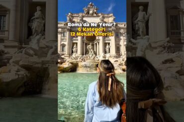 Roma’da Ne Yenir? 6 Kategori 12 Mekan #rome #streetfood #italy #italya #food