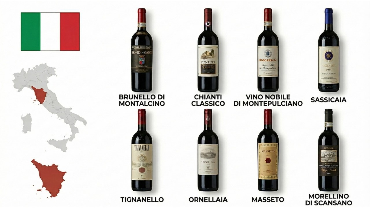Every Italian Red Wine From Tuscany Explained Every Italian Red Wine From Tuscany Explained