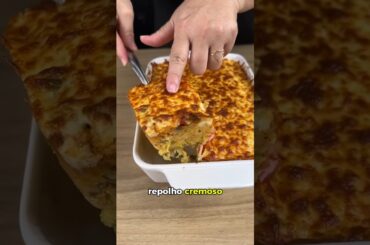 Gratinado de repolho cremoso. #receitas #receita #repolho #fy #receitafacies