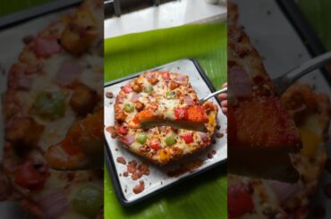 Easy Bread Pizza Recipe #shorts