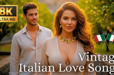 Immortal Vintage Italian Love Songs ❤️ The Best Music & aerial Italy landscapes. 🎶