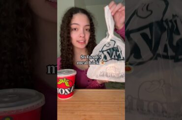 trying the $6 fazoli’s kids meal hack 🍝 #fazolis #italian #pasta #foodie #fastfood #kidsmeals