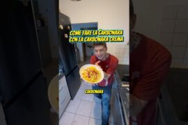 Come fare la carbonara cremosa #carbonara #cibo #cucina