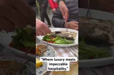 #rome #italy #food #travel #service #luxury #hospitality #seafood #outdoors #restaurant