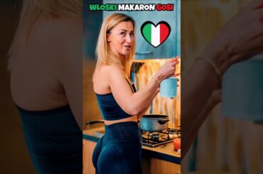 🇮🇹 Gosia gotuje carbonarę 🍝 #blondynka #WłoskaPrzygoda