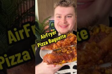 So machst du unglaublich leckere AirFryer Pizza Baguettes🥖🍕 #airfryer #pizza #rezept #lecker