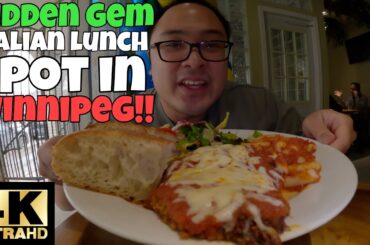 This Hidden Italian Lunch Spot in Winnipeg Is AMAZING!! 🇮🇹 [4K]