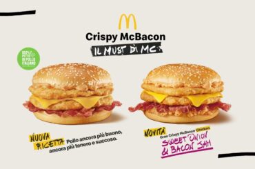 Prova il Gran Crispy McBacon® Sweet Onion & Bacon Jam, anche in versione Chicken!
