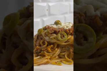 Qeema Cheese Spaghetti | Easy Family Dinner Recipe | Creamy Cheese Pull Pasta